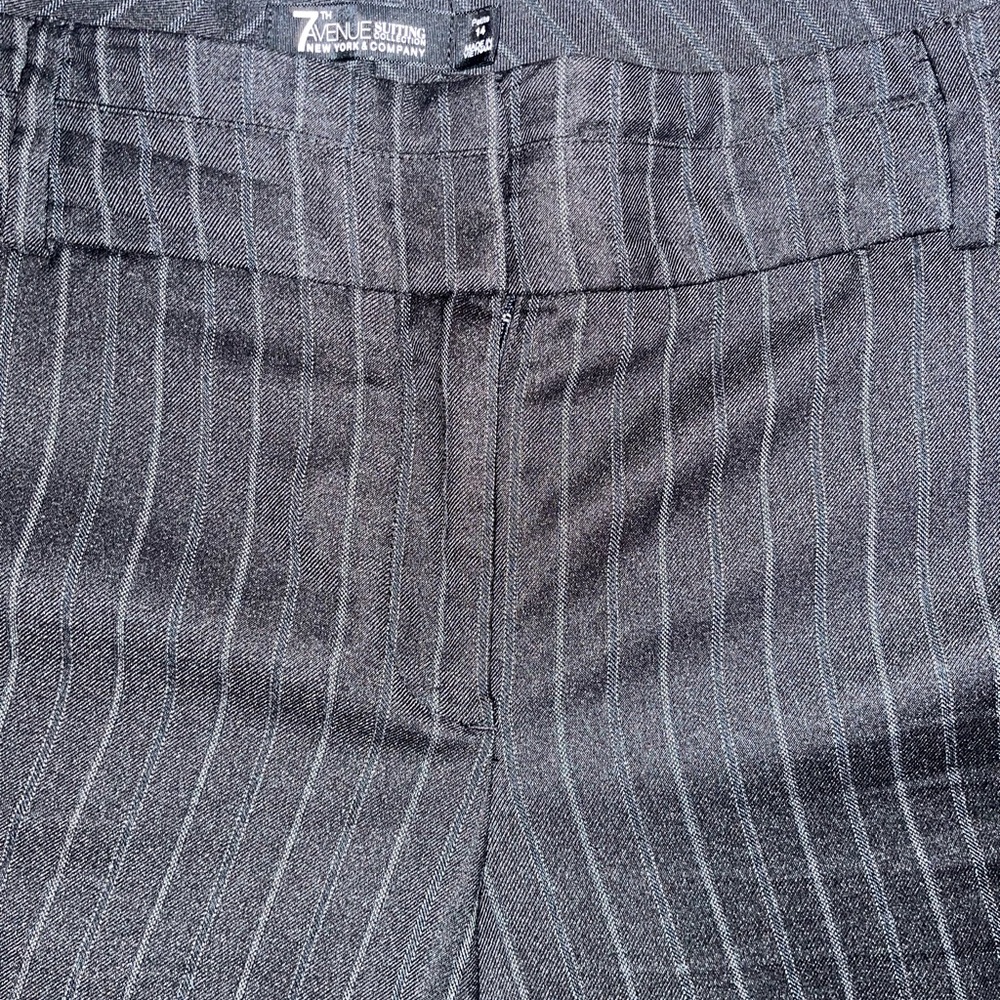 NY&Company size 14 pants. Black with white stripes.